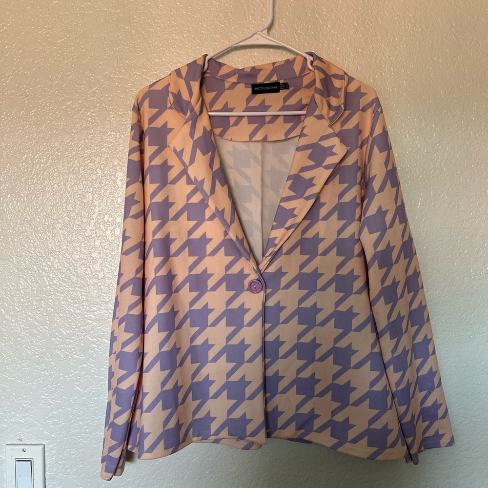 Peach and Lavender Blazer